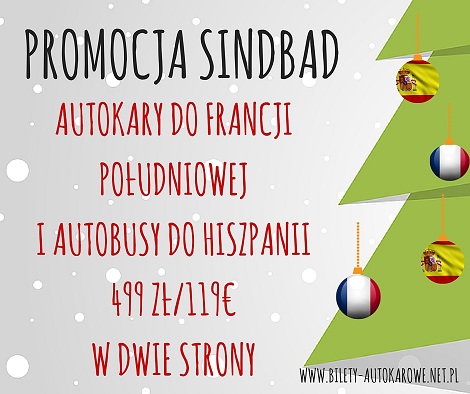 Rezerwuj promocyjne autokary do Francji i Hiszpanii! tanie autokary do francji i autobusy do hiszpanii
